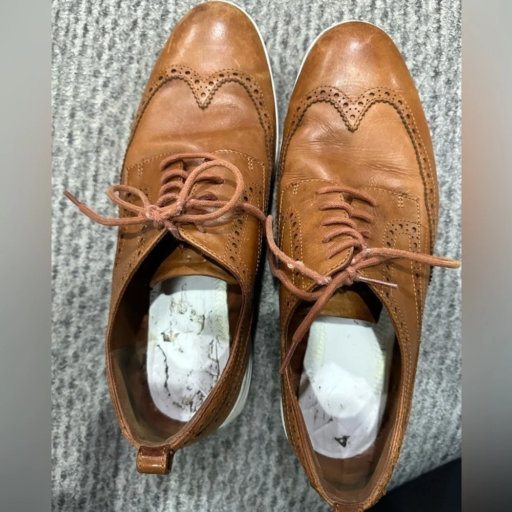 Cole Haan Zerogrand Wing Oxford British Tan Leather, size 13!